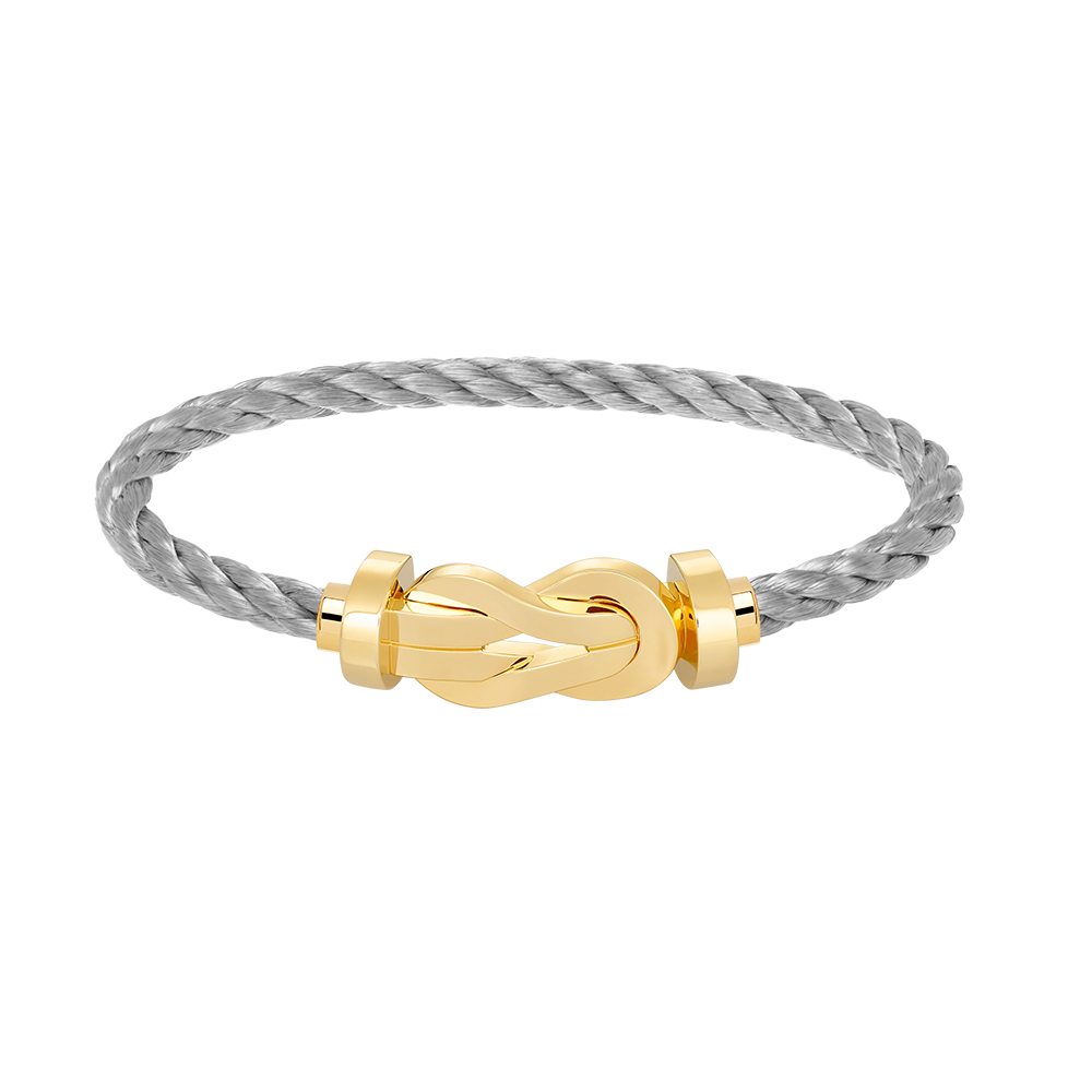 [LuxJewelry]CHANCE LARGE 8 FIGURE BUCKLE NO DIAMOND BRACELET GOLD