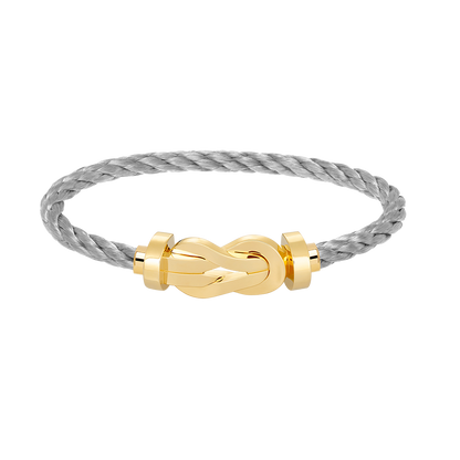 [LuxJewelry]CHANCE LARGE 8 FIGURE BUCKLE NO DIAMOND BRACELET GOLD