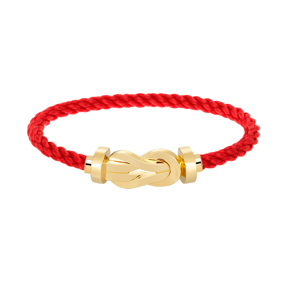 [LuxJewelry]CHANCE LARGE 8 FIGURE BUCKLE NO DIAMOND BRACELET GOLD