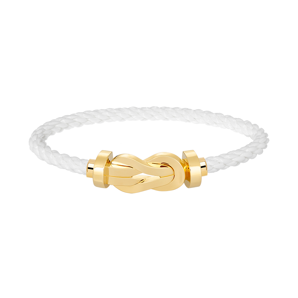 [LuxJewelry]CHANCE LARGE 8 FIGURE BUCKLE NO DIAMOND BRACELET GOLD