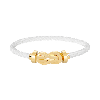 [LuxJewelry]CHANCE LARGE 8 FIGURE BUCKLE NO DIAMOND BRACELET GOLD