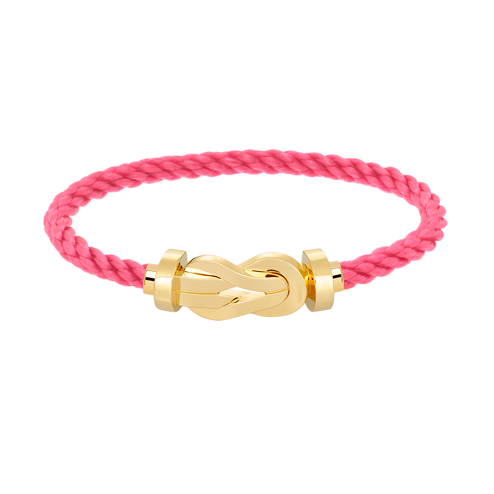 [LuxJewelry]CHANCE LARGE 8 FIGURE BUCKLE NO DIAMOND BRACELET GOLD