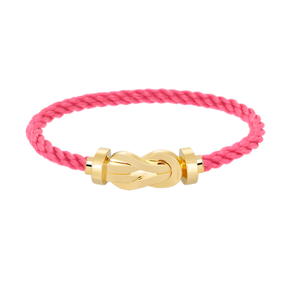 [LuxJewelry]CHANCE LARGE 8 FIGURE BUCKLE NO DIAMOND BRACELET GOLD
