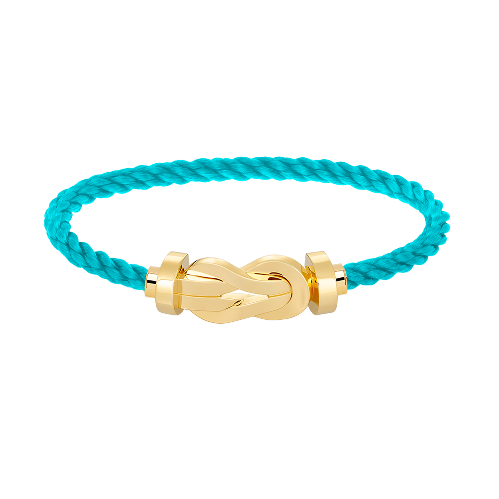 [LuxJewelry]CHANCE LARGE 8 FIGURE BUCKLE NO DIAMOND BRACELET GOLD