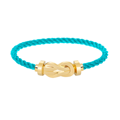[LuxJewelry]CHANCE LARGE 8 FIGURE BUCKLE NO DIAMOND BRACELET GOLD