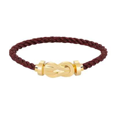 [LuxJewelry]CHANCE LARGE 8 FIGURE BUCKLE NO DIAMOND BRACELET GOLD