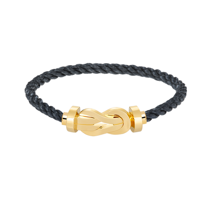 [LuxJewelry]CHANCE LARGE 8 FIGURE BUCKLE NO DIAMOND BRACELET GOLD