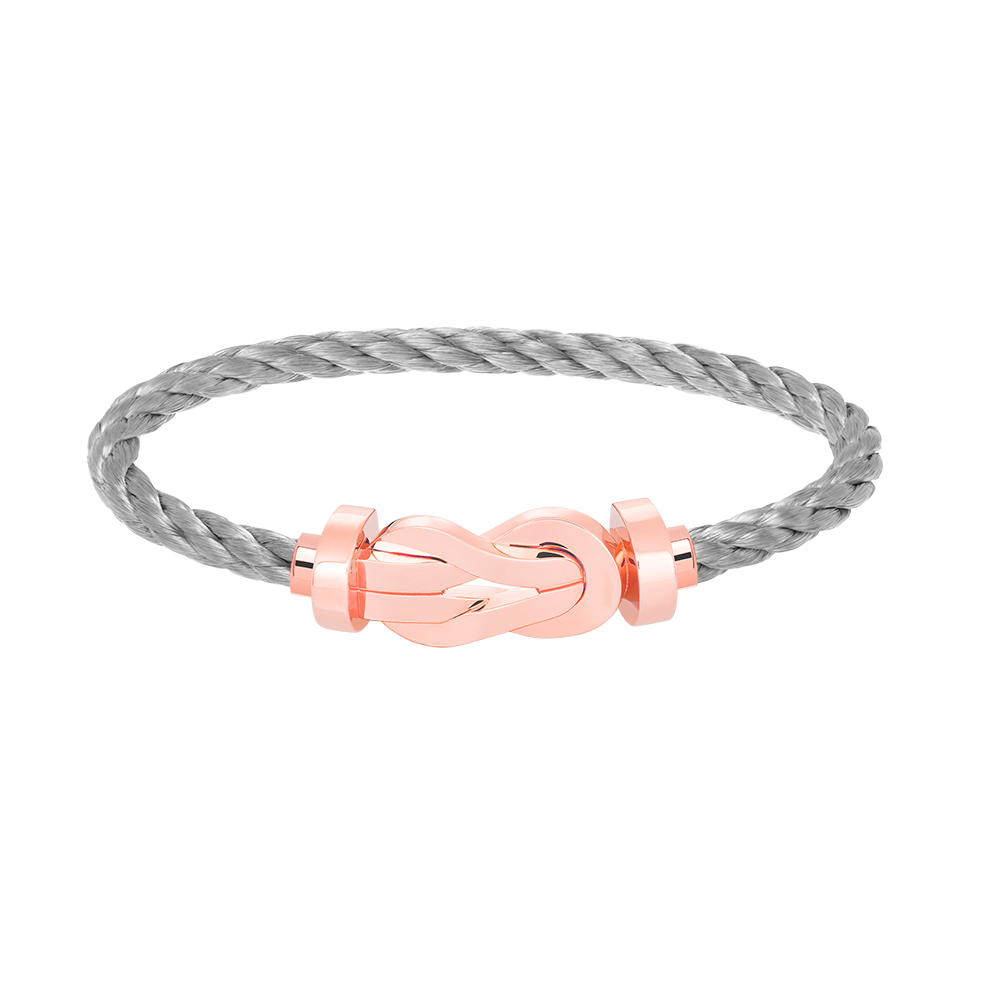 [LuxJewelry]CHANCE LARGE 8 FIGURE BUCKLE NO DIAMOND BRACELET ROSE GOLD