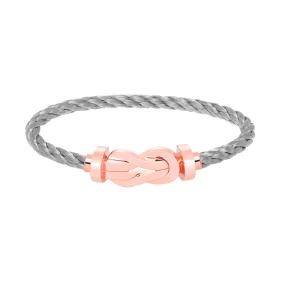 [LuxJewelry]CHANCE LARGE 8 FIGURE BUCKLE NO DIAMOND BRACELET ROSE GOLD