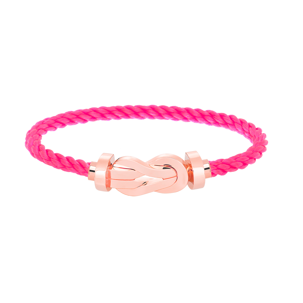 [LuxJewelry]CHANCE LARGE 8 FIGURE BUCKLE NO DIAMOND BRACELET ROSE GOLD