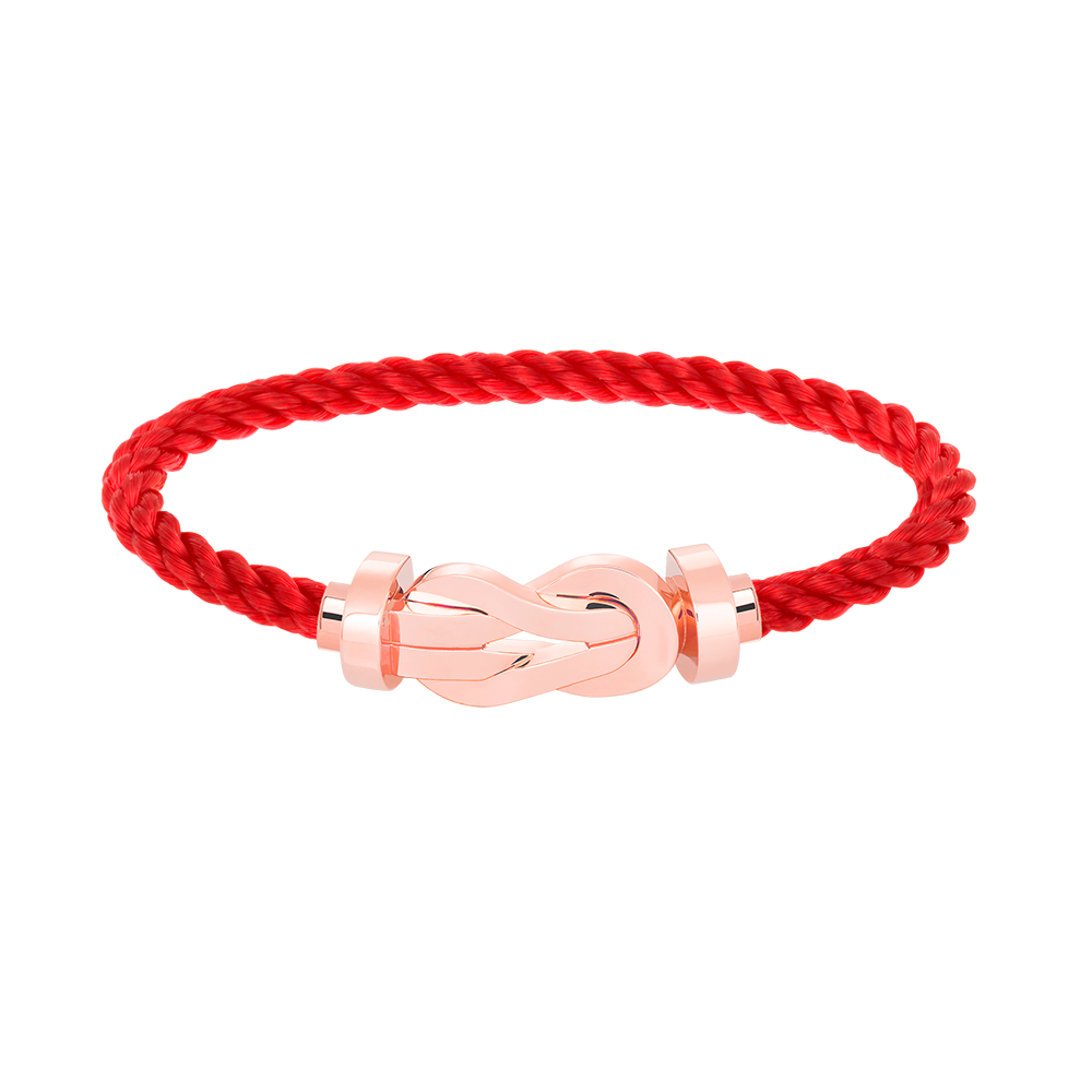 [LuxJewelry]CHANCE LARGE 8 FIGURE BUCKLE NO DIAMOND BRACELET ROSE GOLD