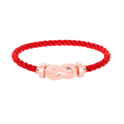 [LuxJewelry]CHANCE LARGE 8 FIGURE BUCKLE NO DIAMOND BRACELET ROSE GOLD