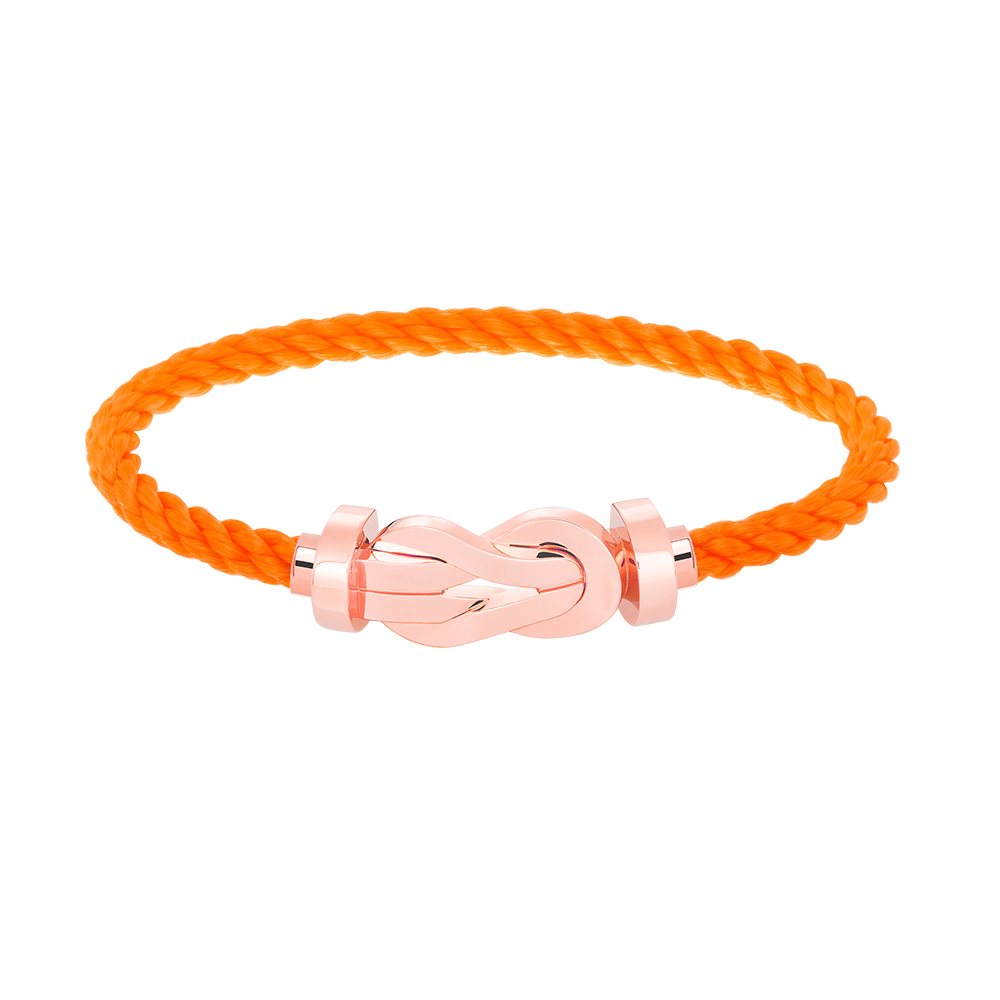 [LuxJewelry]CHANCE LARGE 8 FIGURE BUCKLE NO DIAMOND BRACELET ROSE GOLD