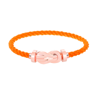 [LuxJewelry]CHANCE LARGE 8 FIGURE BUCKLE NO DIAMOND BRACELET ROSE GOLD