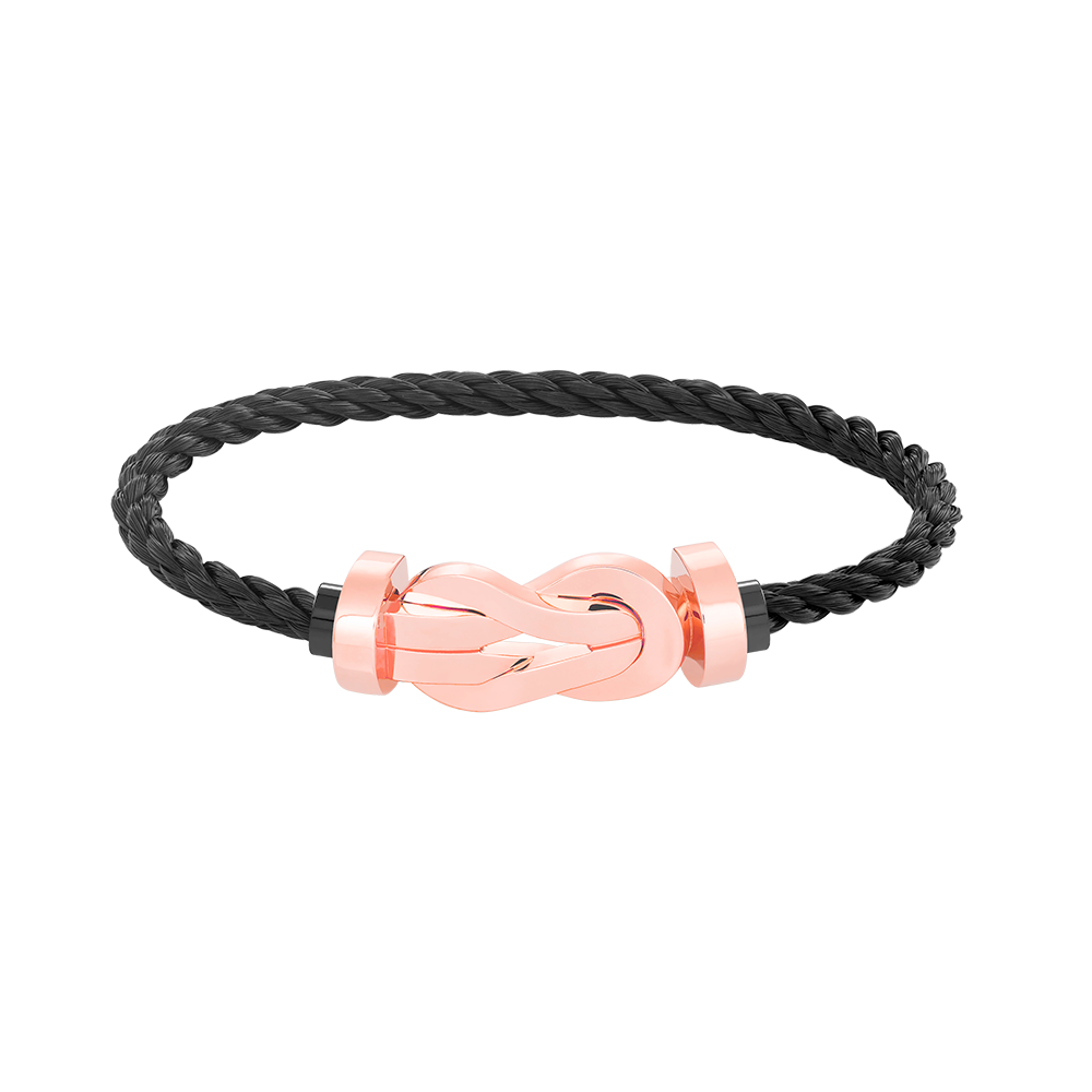 [LuxJewelry]CHANCE LARGE 8 FIGURE BUCKLE NO DIAMOND BRACELET ROSE GOLD