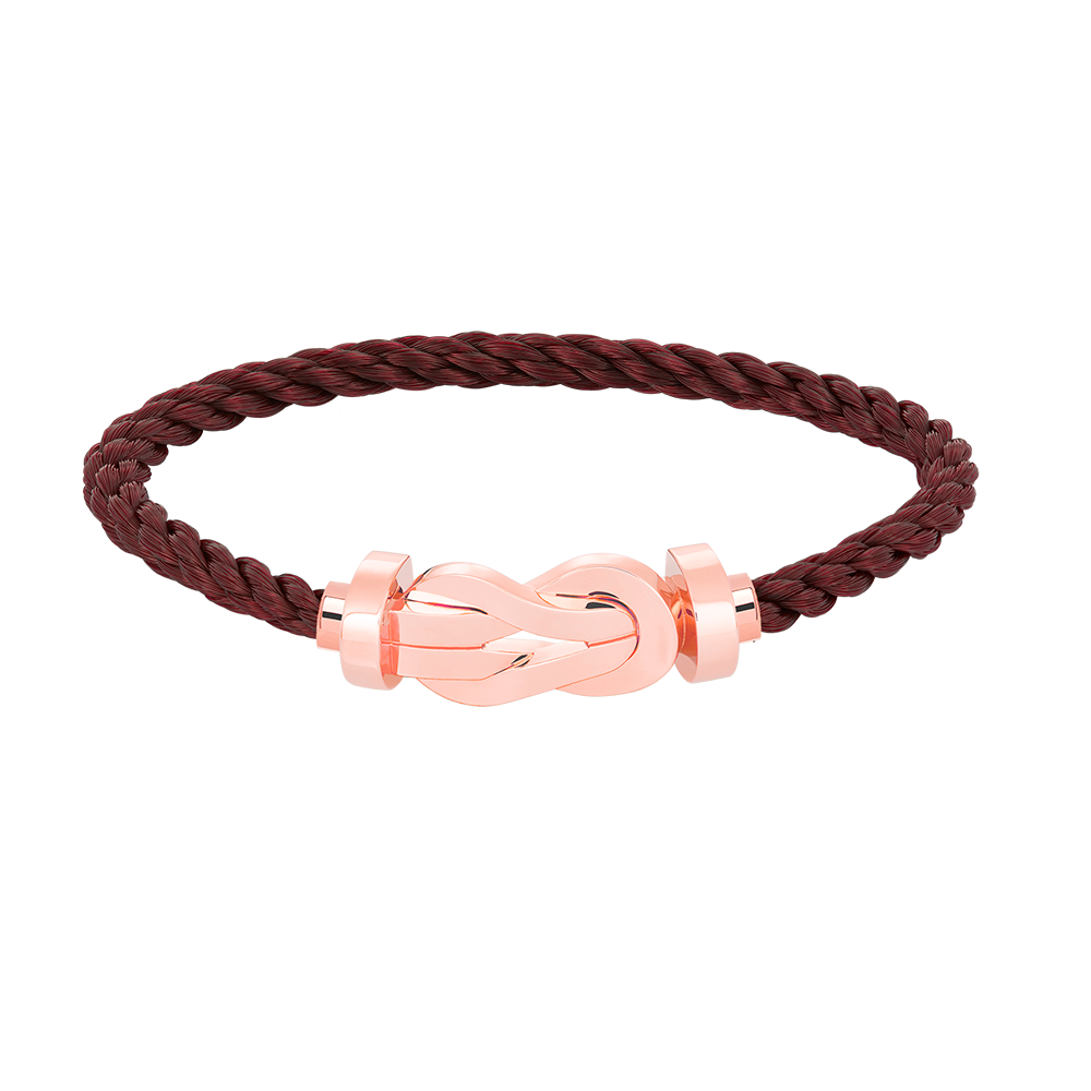 [LuxJewelry]CHANCE LARGE 8 FIGURE BUCKLE NO DIAMOND BRACELET ROSE GOLD