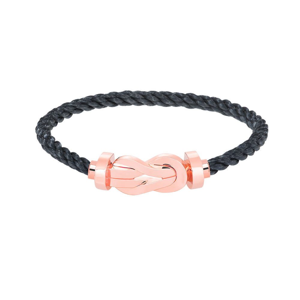 [LuxJewelry]CHANCE LARGE 8 FIGURE BUCKLE NO DIAMOND BRACELET ROSE GOLD