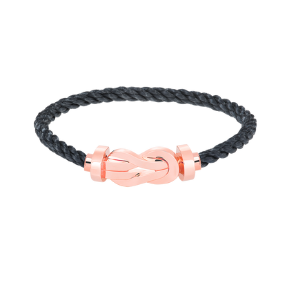 [LuxJewelry]CHANCE LARGE 8 FIGURE BUCKLE NO DIAMOND BRACELET ROSE GOLD