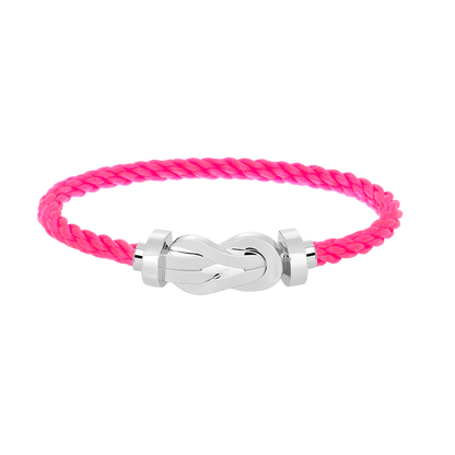 [LuxJewelry]CHANCE LARGE 8 FIGURE BUCKLE NO DIAMOND BRACELET SILVER