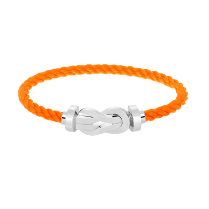 [LuxJewelry]CHANCE LARGE 8 FIGURE BUCKLE NO DIAMOND BRACELET SILVER