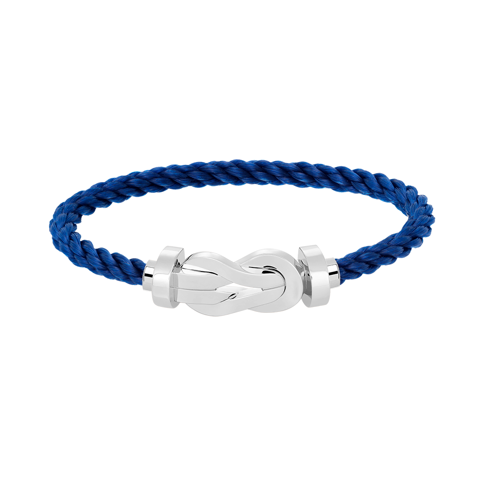 [LuxJewelry]CHANCE LARGE 8 FIGURE BUCKLE NO DIAMOND BRACELET SILVER