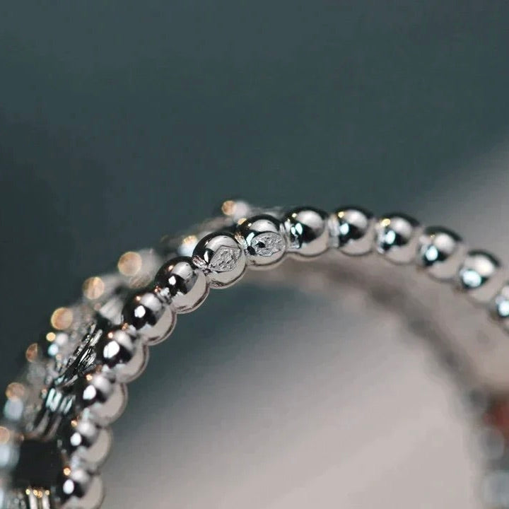 [LuxJewelry]CLOVER KALEIDOSCOPE RING 10MM