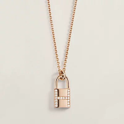 [LuxJewelry]HM ADVANCED NICHE LOCK HEAD NECKLACE DIAMONDS