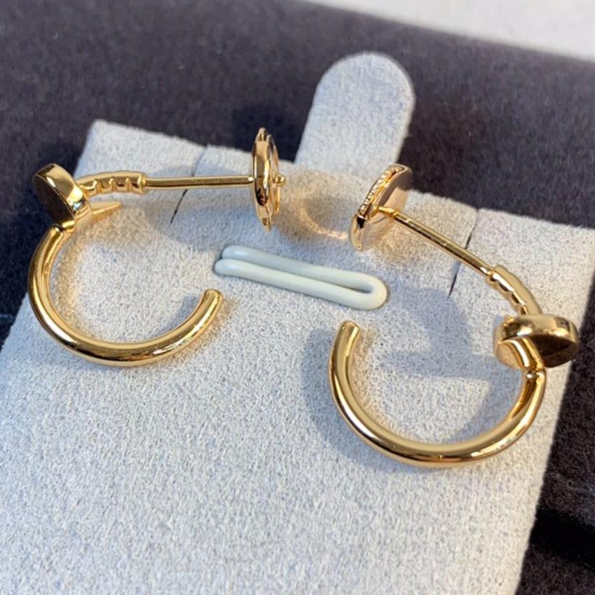 [LuxJewelry]JUSTE EARRINGS PINK GOLD