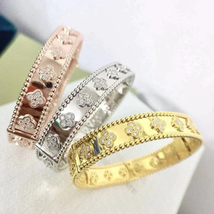 [LuxJewelry]CLOVER BRACELET 8MM DIAMONDS