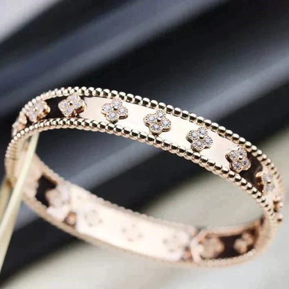 [LuxJewelry]CLOVER BRACELET 8MM DIAMONDS