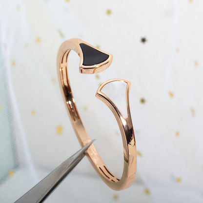 [LuxJewelry]DREAM BRACELET OPEN PINK GOLD MOP