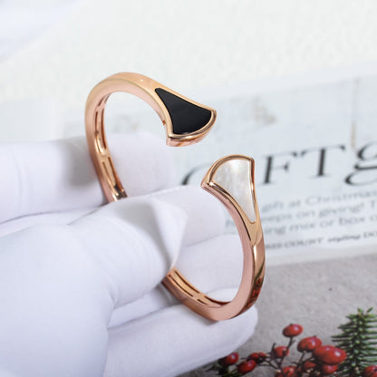 [LuxJewelry]DREAM BRACELET OPEN PINK GOLD MOP
