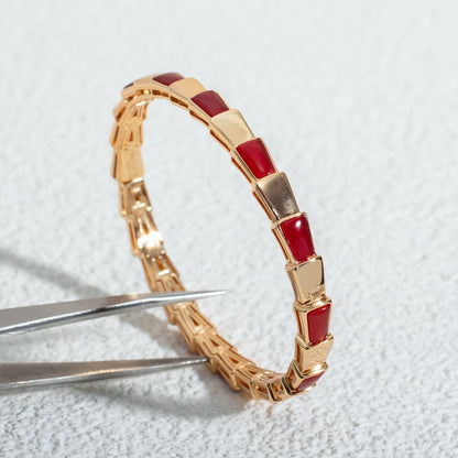 [LuxJewelry]SERPENTI BRACELET PINK GOLD RUBELLITE