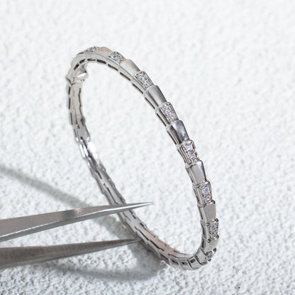 [LuxJewelry]SERPENTI BRACELET SILVER DIAMOND