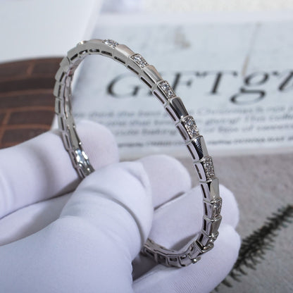 [LuxJewelry]SERPENTI BRACELET SILVER DIAMOND