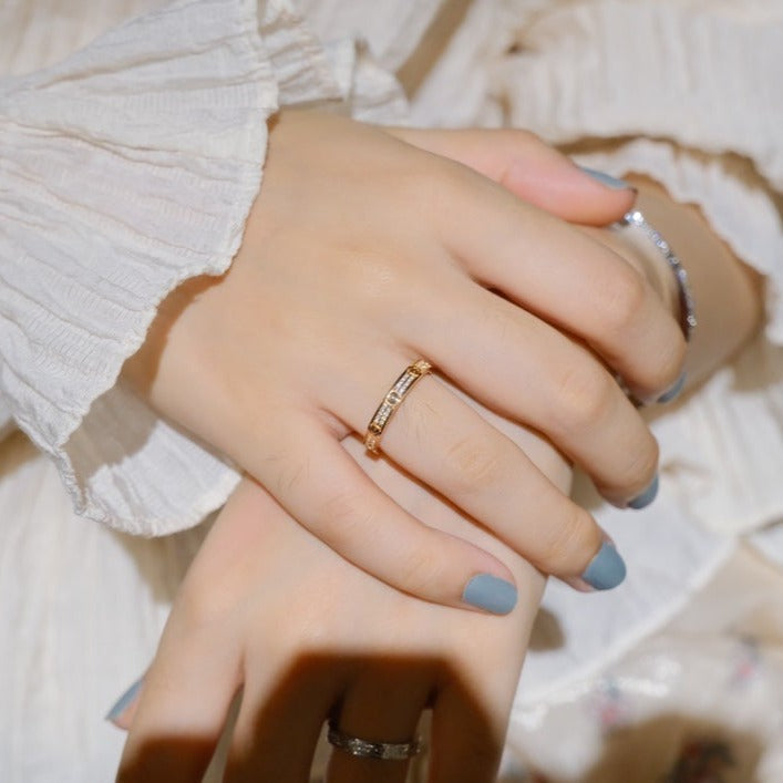 [LuxJewelry]LOVE RING 2.65MM DIAMOND