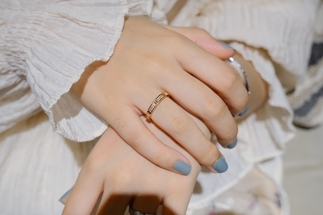 [LuxJewelry]LOVE RING 2.65MM DIAMOND