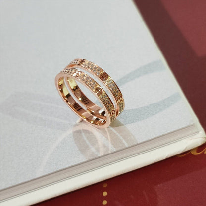 [LuxJewelry]LOVE RING 2.65MM DIAMOND