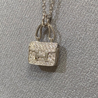 [LuxJewelry]CONSTANCE PEDANT DIAMOND NECKLACE