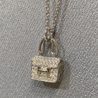 [LuxJewelry]CONSTANCE PEDANT DIAMOND NECKLACE