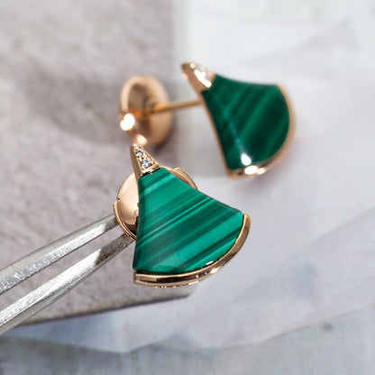 [LuxJewelry]DIVAS DREAM EARRINGS PINK GOLD