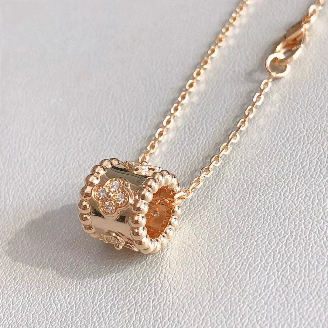 [LuxJewelry]PERLEE PEDANT NECKLACE GOLD / ROSE GOLD