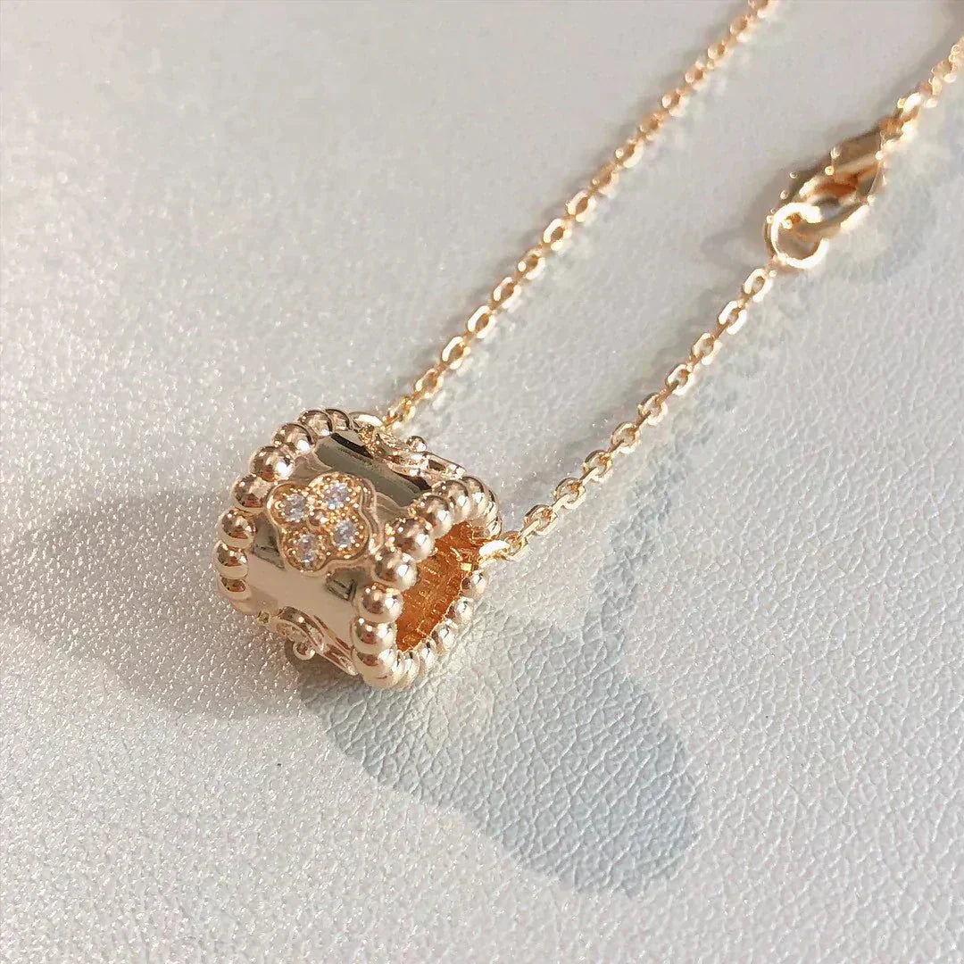 [LuxJewelry]PERLEE PEDANT NECKLACE GOLD / ROSE GOLD