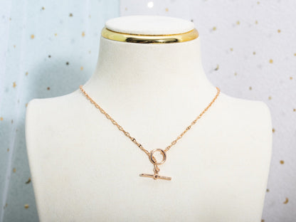 [LuxJewelry]ECHAPPEE NECKLACE PINK GOLD
