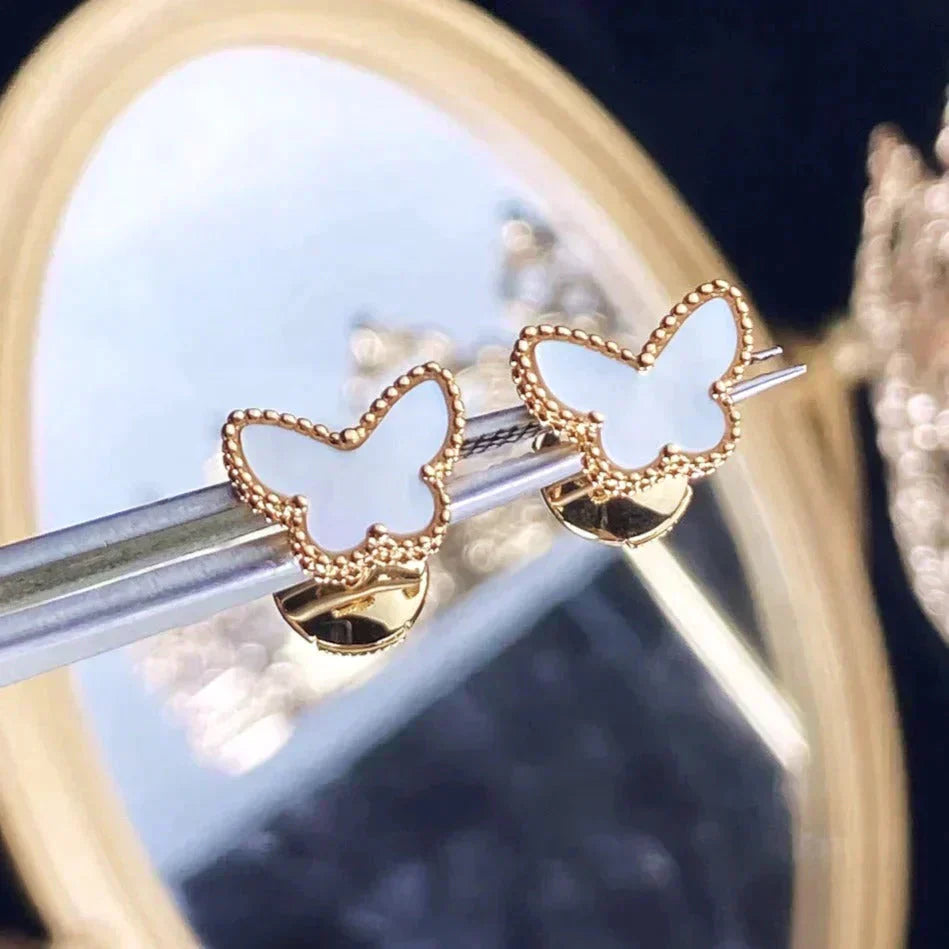 [LuxJewelry]SWEET BUTTERFLY MOP EARSTUDS
