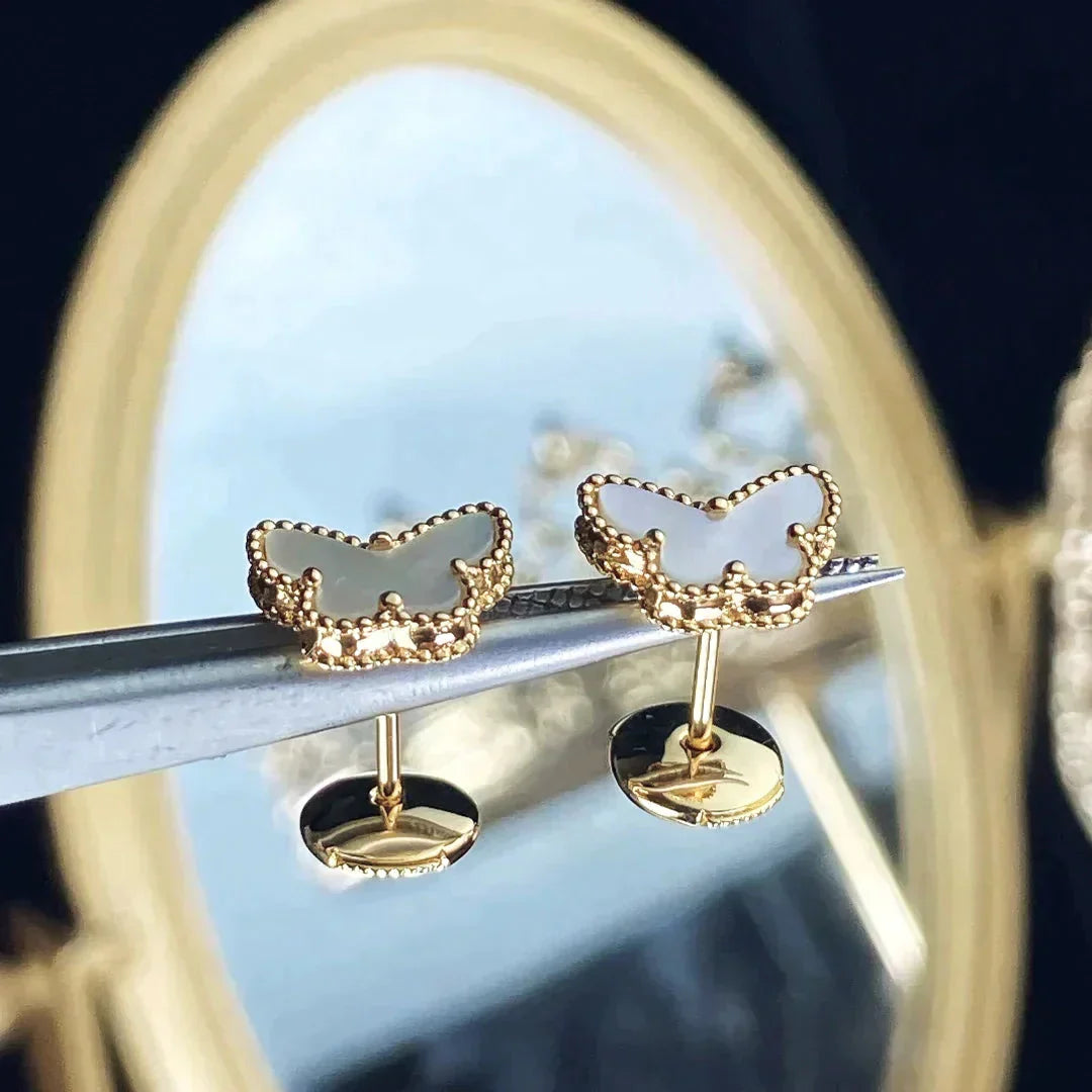[LuxJewelry]SWEET BUTTERFLY MOP EARSTUDS