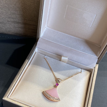 [LuxJewelry]DREAM NECKLACE PINK OPAL