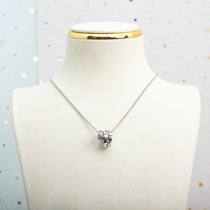 [LuxJewelry]SERPENTI SILVER NECKLACE DIAMOND