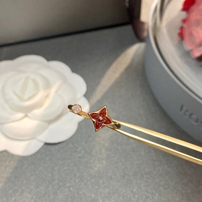 [LuxJewelry]STAR 1 DIAMOND OPEN RING