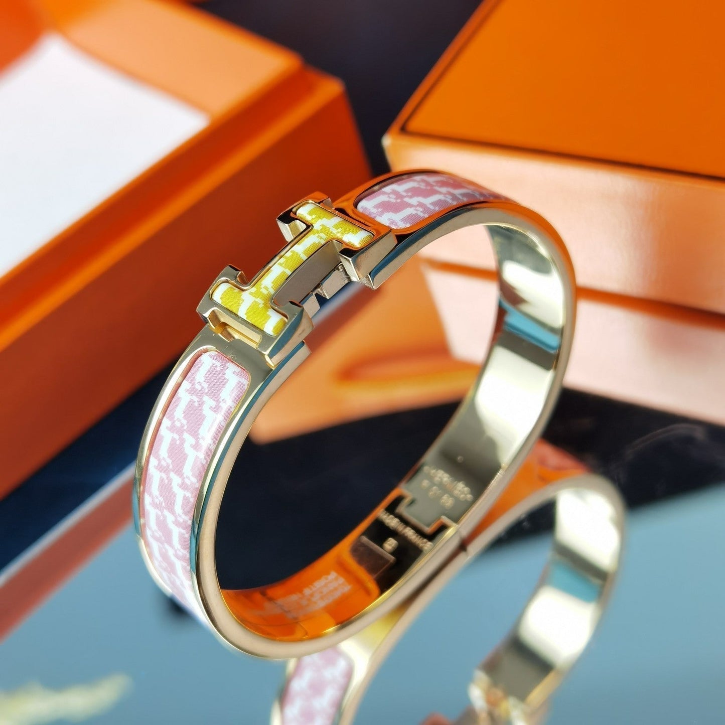 [LuxJewelry]H HORSE BRACELET 12MM